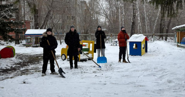 Снежный десант.